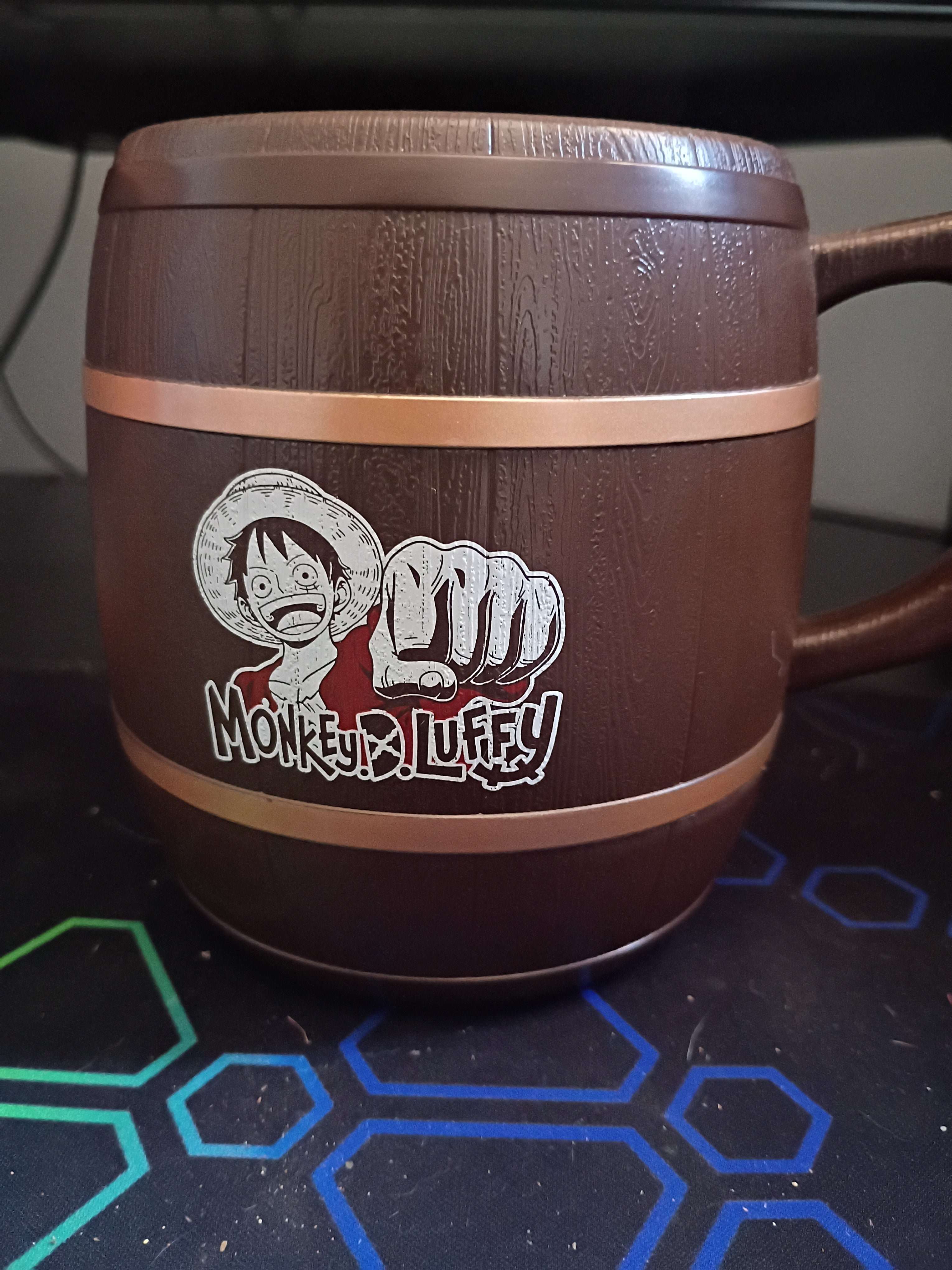 Monkey D Luffy brown mug